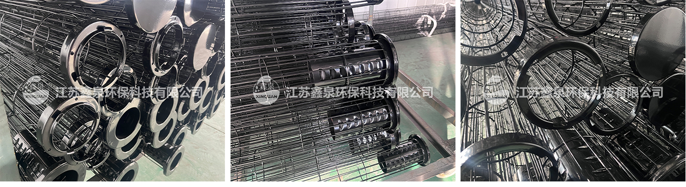 带百叶窗双节式有机硅袋笼生产厂家 带百叶窗双节式有机硅袋笼生产厂家