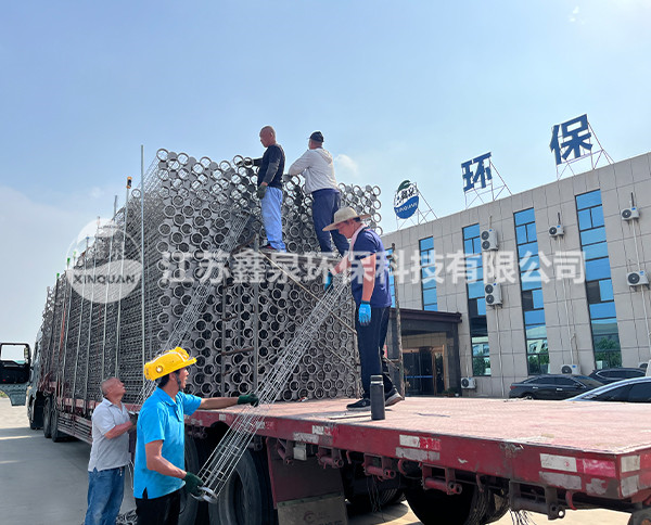 不锈钢袋笼装车发货