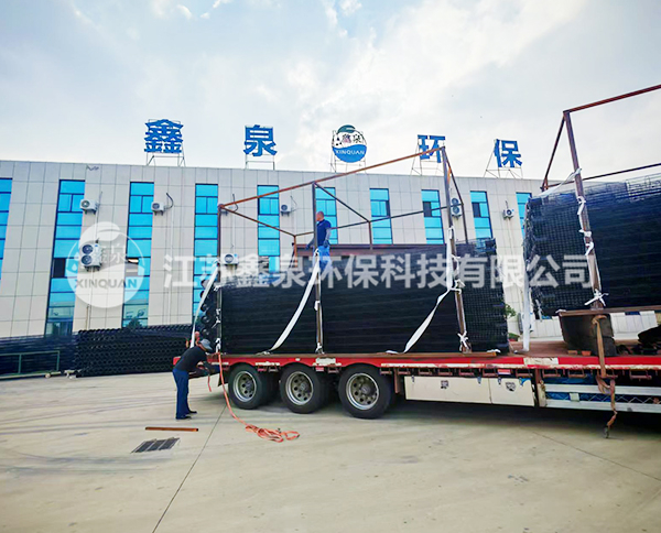 鑫泉环保有机硅袋笼发货现场