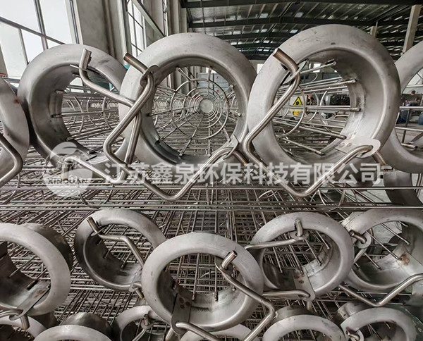 异形吊挂304不锈钢袋笼