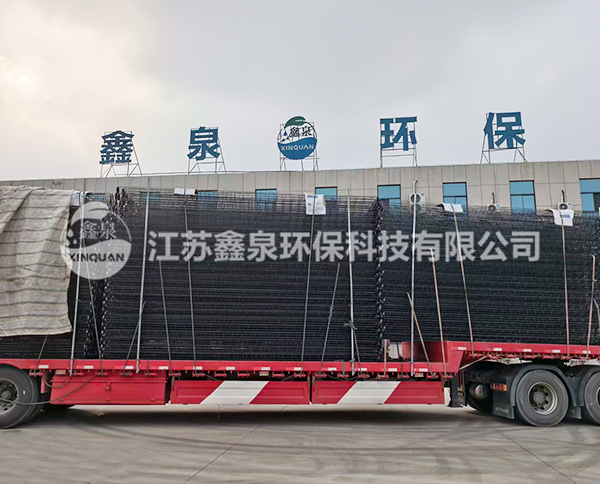 有机硅除尘袋笼发货现场